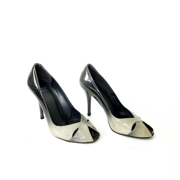 Stuart Weitzman Sashay ombre open toe heel sz7.5 - Picture 5 of 10